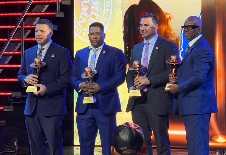 Colón, González, Franco, Rodriguez y Tejada inmortalizado en el Salón de la fama